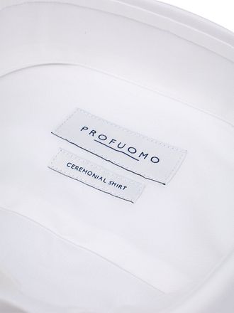 Profuomo Shirt Cutaway Double Cuff Off White