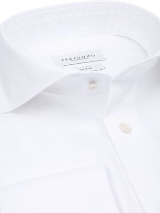 Profuomo Shirt Cutaway Double Cuff White