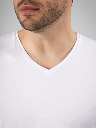 Suitable Vibambo T-Shirt V-Neck White 6-Pack