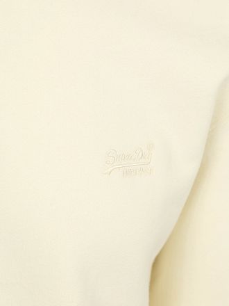 Superdry Half Zip Pullover Henley Essential Ecru