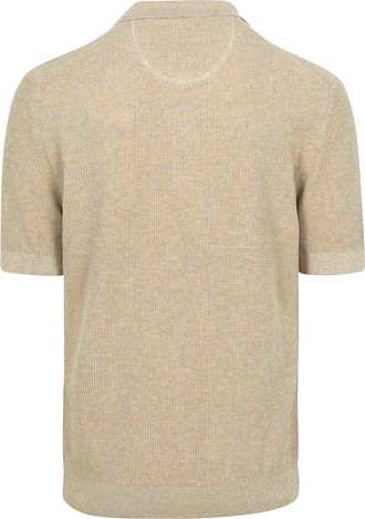 GANT Strikket Polo Beige