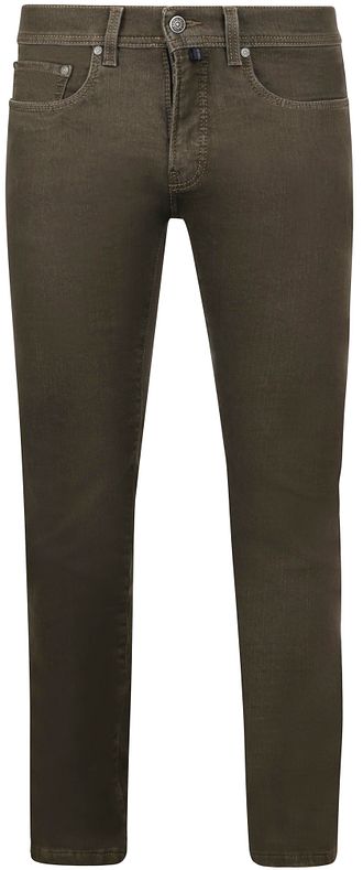 Pierre Cardin Trousers Lyon Tapered Raw Braun