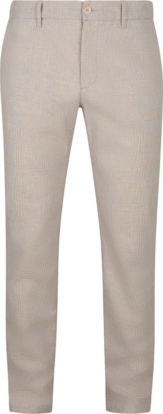 Alberto Lou Chino Glencheck Beige