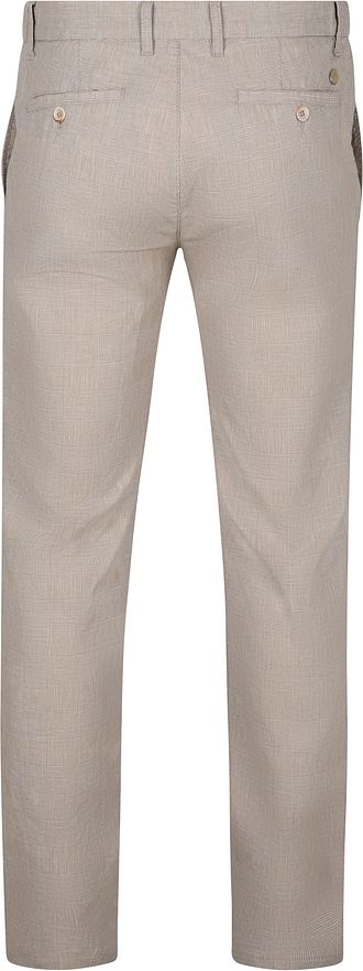 Alberto Lou Chino Glencheck Beige