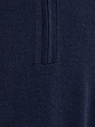 Olymp Half Zip Trui Wol Navy