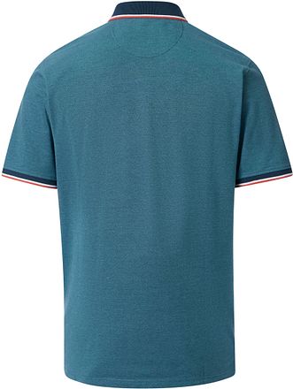 CASAMODA Polo Piqué Contrast Petrol
