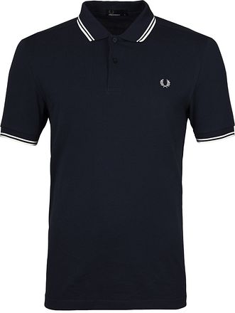 Fred Perry Polo Shirt Navy White