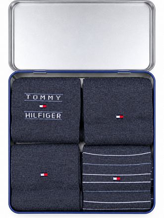 Tommy Hilfiger Giftbox Zestaw 4 szt. Granatowy