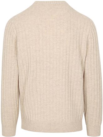 Profuomo Genser Ribb Ullblanding Sand