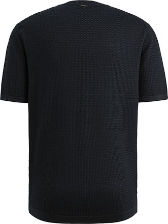 Vanguard Knitted T-Shirt Navy