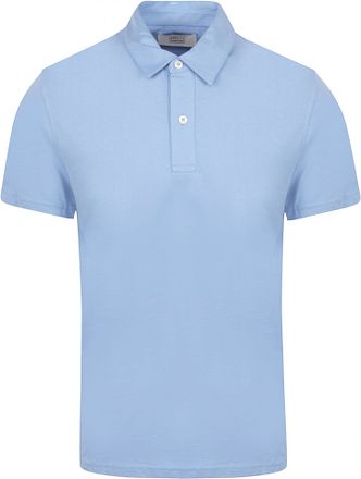 King Essentials The James Poloshirt Mid Blauw
