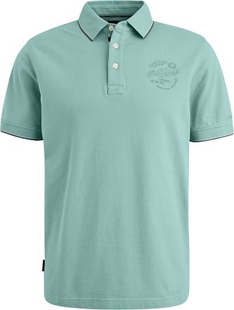 PME Legend Poloskjorte Piqué Logo Lyseblå