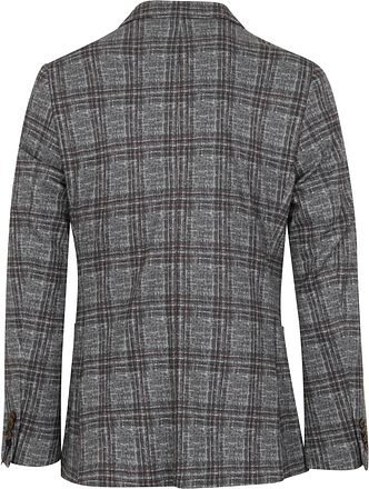 Suitable Respect Fame jersey blazer grå ternet