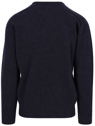 William Lockie Lammeuldstrøje Navy