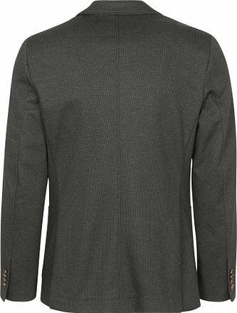Suitable Blazer Fame Pied de Poule Mørkegrønn
