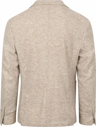 Suitable stickad kavaj i beige