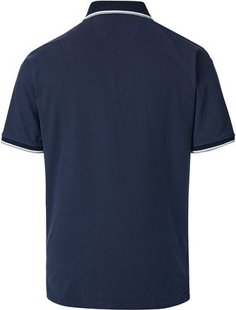 CASAMODA Polo Shirt Piqué Contrast Navy