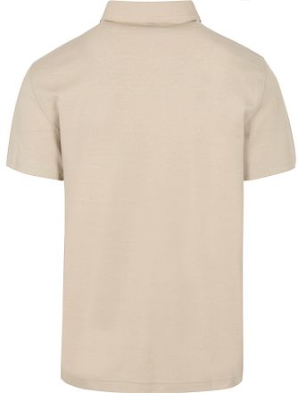Profuomo Poloskjorte Luksus Strikket Beige