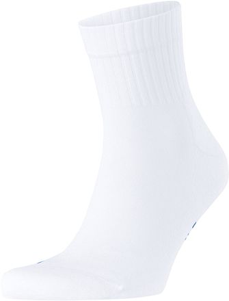FALKE Run Ribbet Sokk Hvit