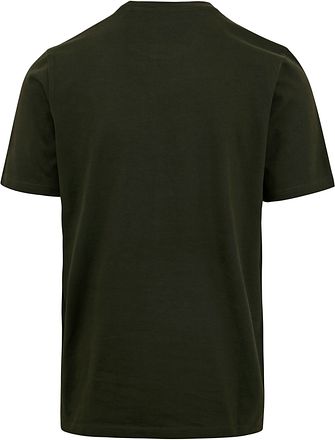 KnowledgeCotton Apparel T-shirt Dark Green