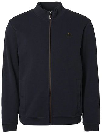 No Excess Full Zip Vest Donkerblauw