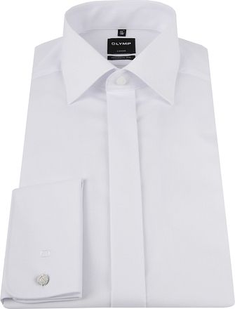 Olymp Luxor Tuxedo Shirt White French Cuffs