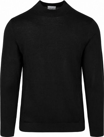 Profuomo Turtleneck Pullover Merino Black
