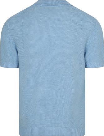 Suitable Polo Riva Bean Hør Bomuld Lyseblå