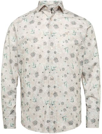 Vanguard Skjorte Blomster Beige