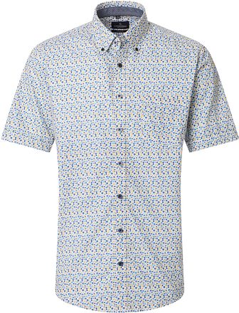 CASAMODA Kortärmad Skjorta Dots Blå