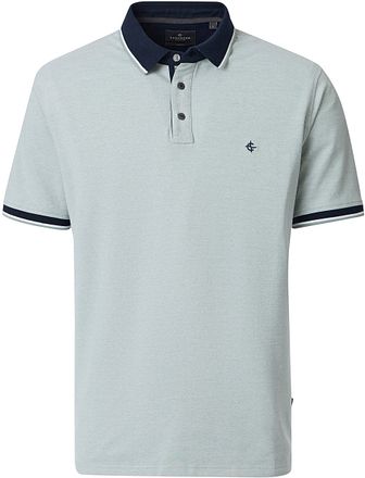 CASAMODA Polo Piqué Contrast Vert Clair