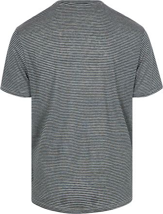 KnowledgeCotton Apparel T-shirt Streifen Navy