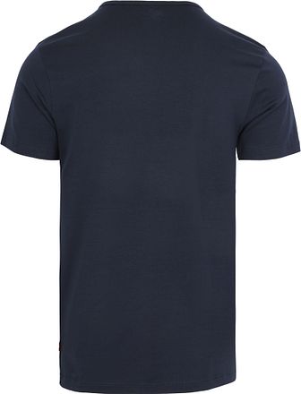 Levi's T-shirt Solid Crew Navy Grijs 2Pack