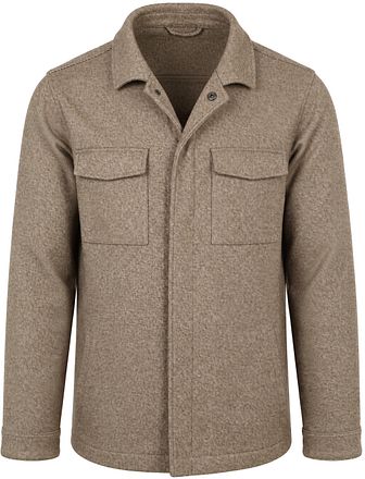 Suitable Hemdjacke Twill Beige