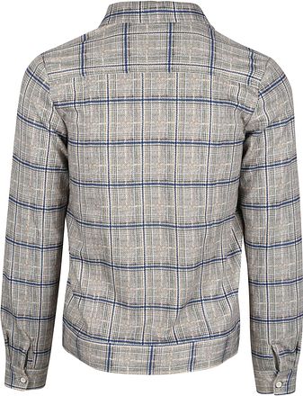 Blue Industry Overshirt Kariert Beige
