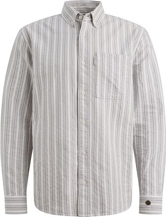 Cast Iron Shirt Oxford Stripe Light Blue