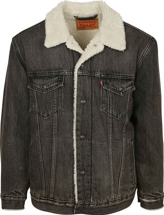Levi's Sherpa Jacket Denim Anthracite