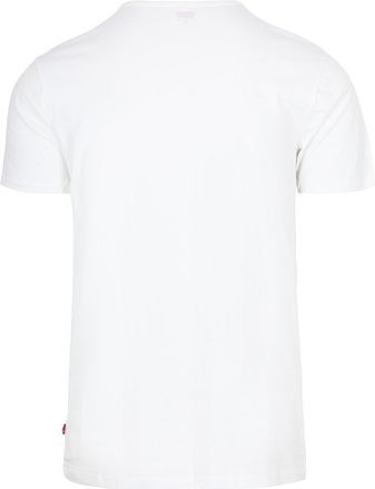 Levi's T-Shirt Solid Crew Weiß 2-Pack
