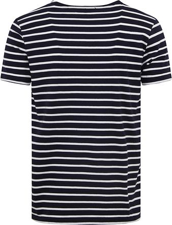 Armor-Lux T-Shirt Streifen Navy