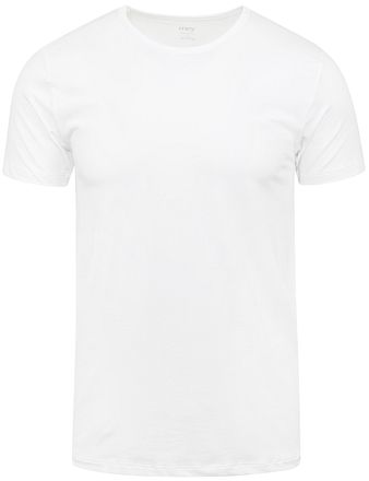 Mey Dry Cotton O-hals T-skjorte Hvit