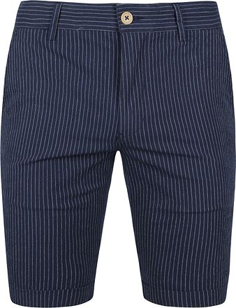 Suitable Aswin Shorts Mörkblå Randig