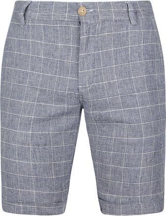 Suitable Don Short Blue Checkered