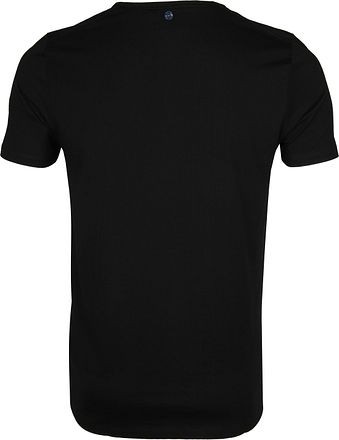 Blue Industry T-Shirt Logo Zwart