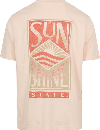 Dstrezzed Ty T-shirt Print Ljusrosa