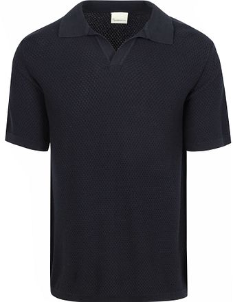 KnowledgeCotton Apparel Polo Maille Bleu Marine