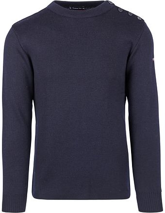Armor-Lux Fouesnant Tröja i Navy av Ren Ull