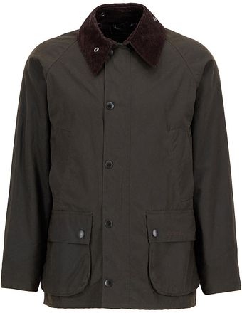 Barbour Klassisk Bedale Voksjakke i Olivengrøn