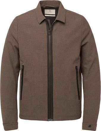 Cast Iron Zip Jacket Karo Brown