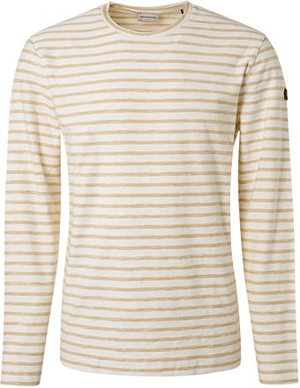 No Excess Langermet T-skjorte Stripete Beige