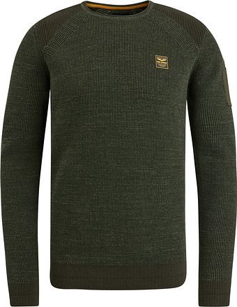 PME Legend Tröja Ribb Melerad Mörkgrön